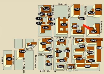 Seay Building Map